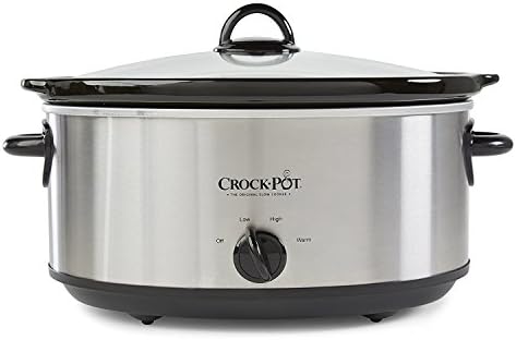 7 Quart Oval Manual Slow Cooker – Stainless Steel - Curated Catalog F2