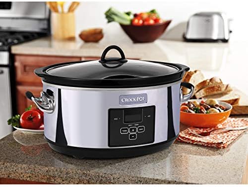 7 Quart Programmable Slow Cooker – Polished Platinum - Curated Catalog N7