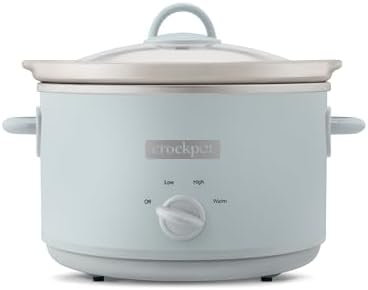 4.5 Quart Manual Slow Cooker – Macaroon Blue - Curated Catalog Q8