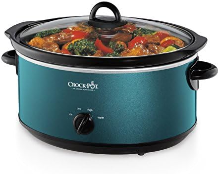 7 Quart Manual Slow Cooker – Turquoise - Curated Catalog I4