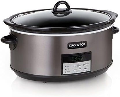 8 Quart Programmable Slow Cooker with Auto Warm - Curated Catalog X2