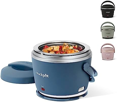 Electric Lunch Box Food Warmer 20oz – Faded Blue - Curated Catalog T8