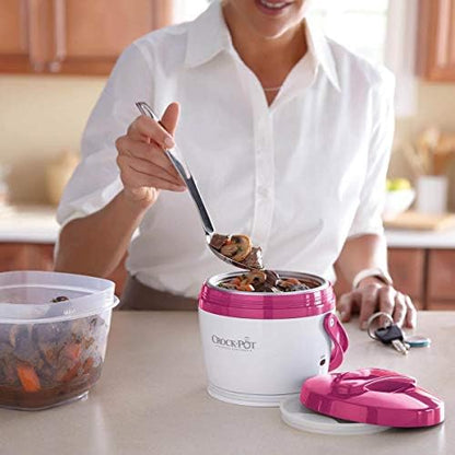 Lunch Crock Portable Food Warmer 20oz – Pink - Curated Catalog F5
