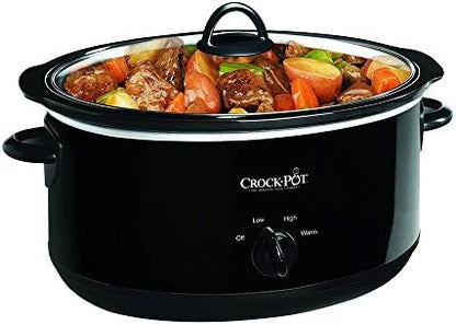 8 Quart Manual Slow Cooker – Black - Curated Catalog H1