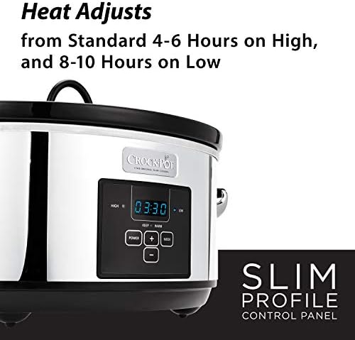 7 Quart Programmable Slow Cooker – Polished Platinum - Curated Catalog N7
