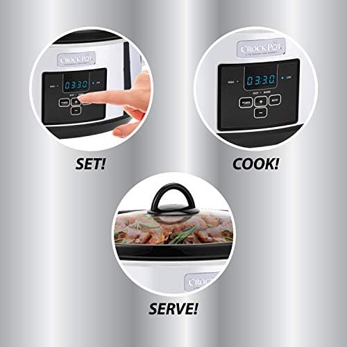 7 Quart Programmable Slow Cooker – Polished Platinum - Curated Catalog N7