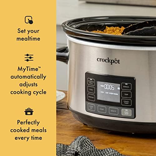 7 Quart Portable Programmable Slow Cooker with Timer - Curated Catalog R6
