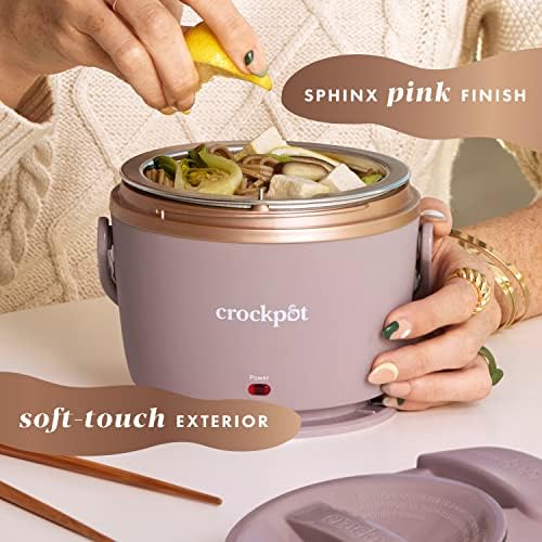 Electric Lunch Box Food Warmer 20oz – Blush Pink - Curated Catalog J8