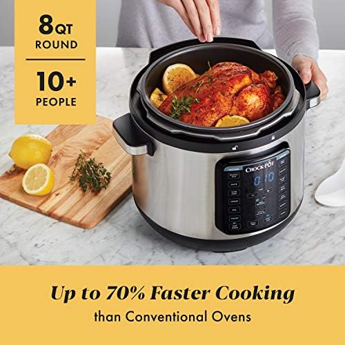 8 Quart Express Crock Multi-Use Pressure Cooker - Curated Catalog P6