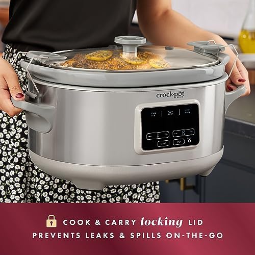 7 Quart Programmable Cook & Carry Slow Cooker - Curated Catalog U7