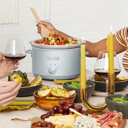 4.5 Quart Manual Slow Cooker – Macaroon Blue - Curated Catalog Q8