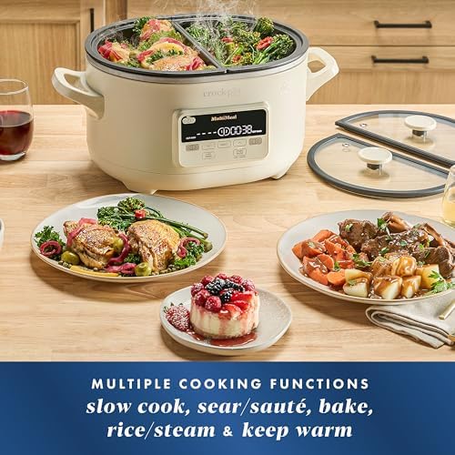 MultiMeal Multicooker with Programmable Slow Cooker - Curated Catalog P9