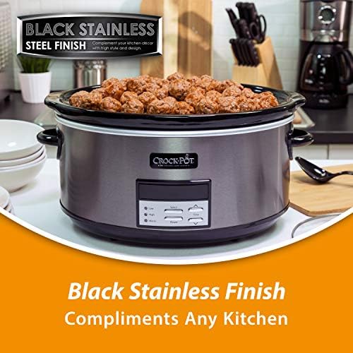 8 Quart Programmable Slow Cooker with Auto Warm - Curated Catalog X2