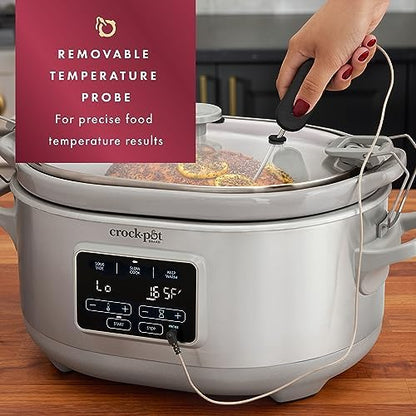 7 Quart Programmable Cook & Carry Slow Cooker - Curated Catalog U7