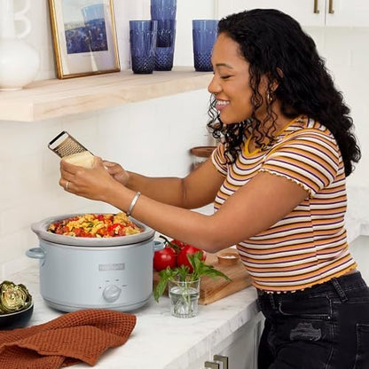 4.5 Quart Manual Slow Cooker – Macaroon Blue - Curated Catalog Q8