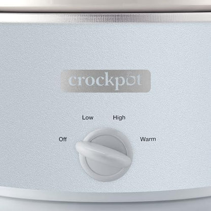 4.5 Quart Manual Slow Cooker – Macaroon Blue - Curated Catalog Q8