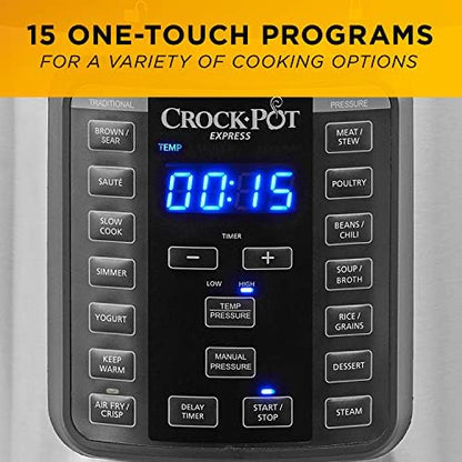 Express Crisp 8 Quart 10-in-1 Pressure Cooker - Curated Catalog D2