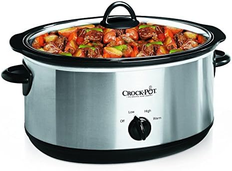7 Quart Oval Manual Slow Cooker – Stainless Steel - Curated Catalog V9