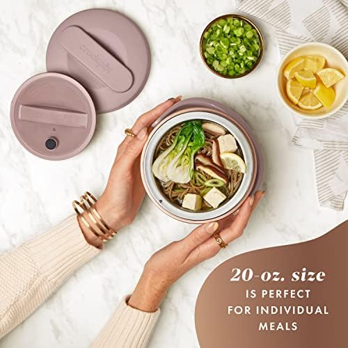 Electric Lunch Box Food Warmer 20oz – Blush Pink - Curated Catalog J8