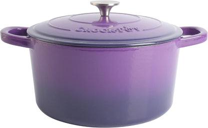 3 Quart Enameled Cast Iron Dutch Oven – Aqua - Curated Catalog H9