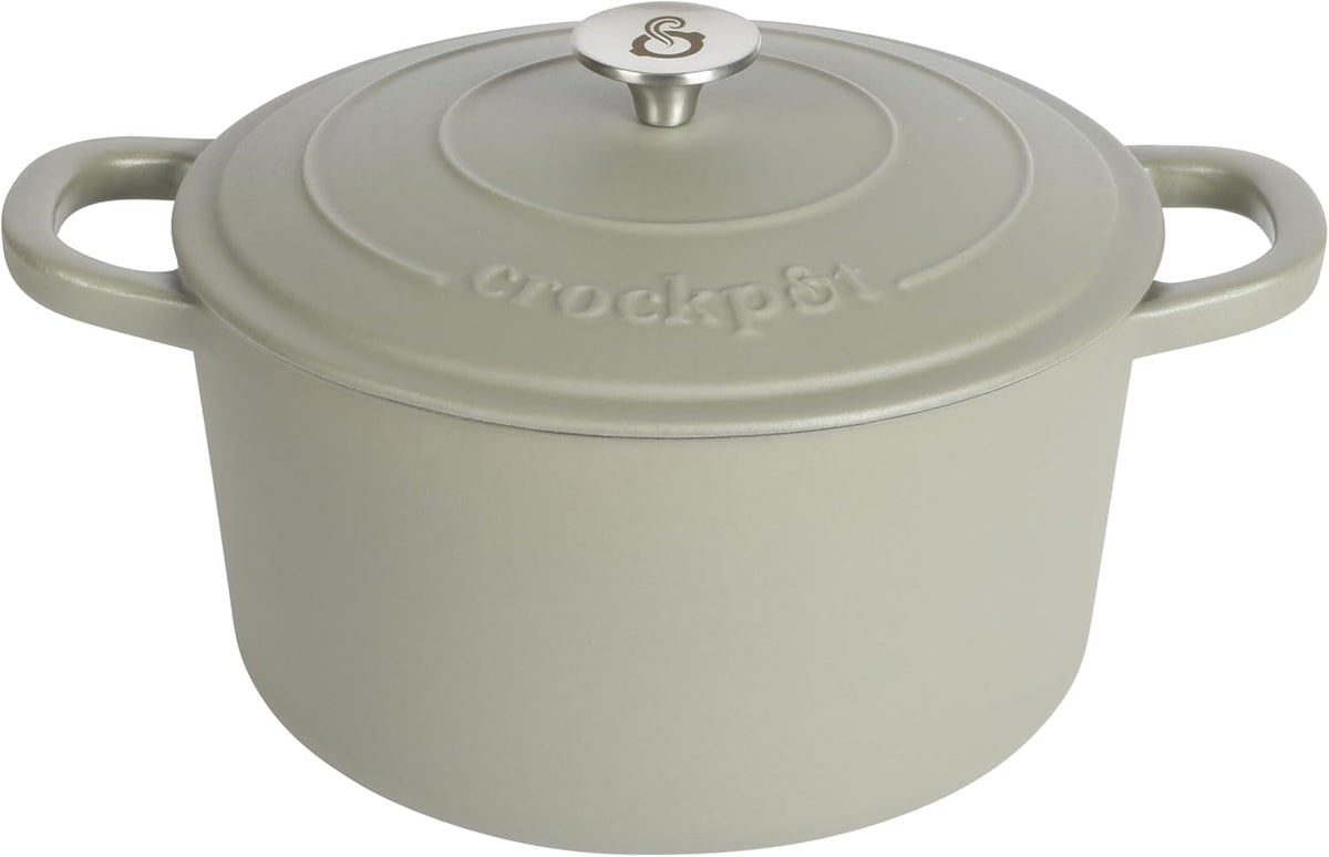 3 Quart Enameled Cast Iron Dutch Oven – Aqua - Curated Catalog C4