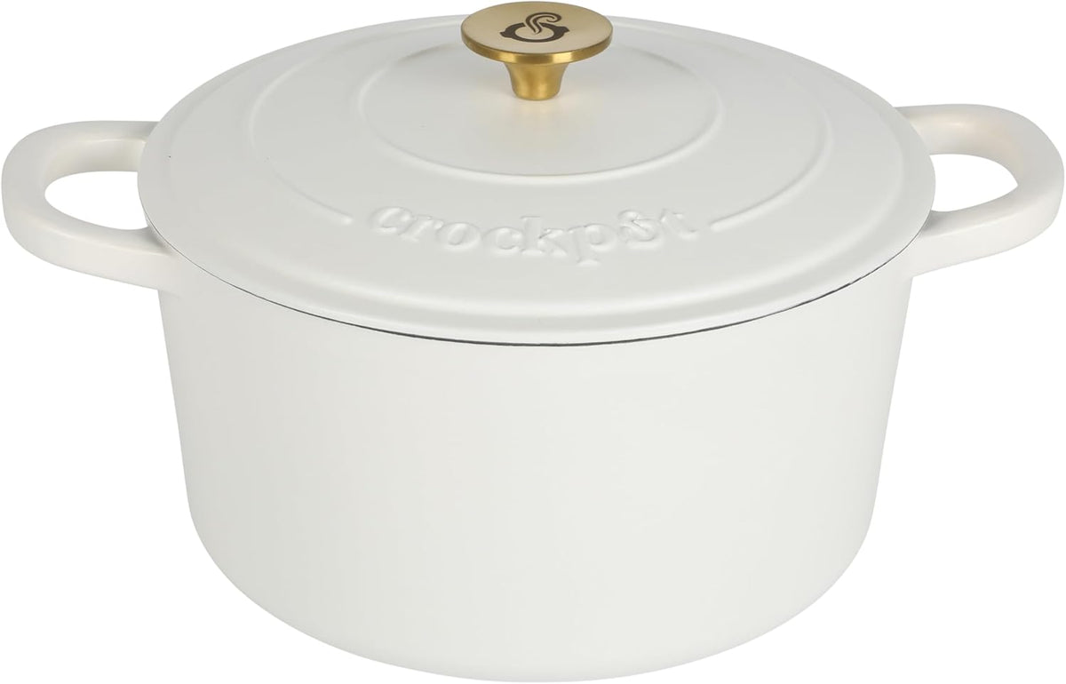 3 Quart Enameled Cast Iron Dutch Oven – Aqua - Curated Catalog H9