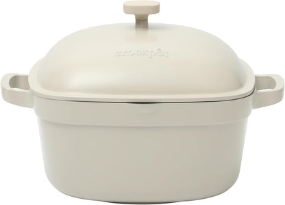 3 Quart Enameled Cast Iron Dutch Oven – Aqua - Curated Catalog H9