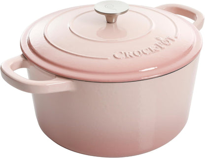 3 Quart Enameled Cast Iron Dutch Oven – Aqua - Curated Catalog H9