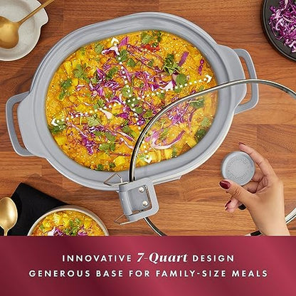 7 Quart Programmable Cook & Carry Slow Cooker - Curated Catalog U7
