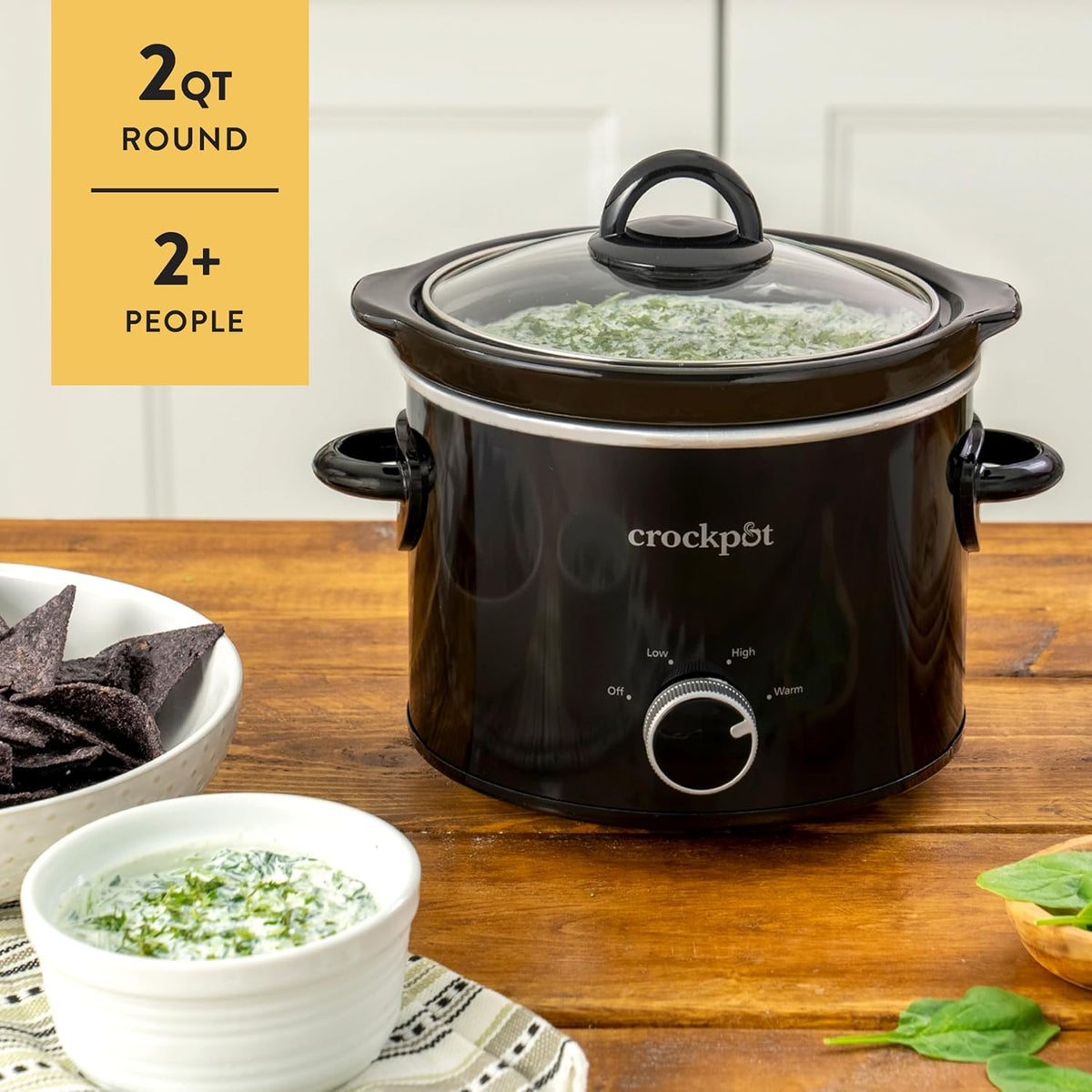 2 Quart Mini Slow Cooker – Classic Compact Cooker - Curated Catalog H4